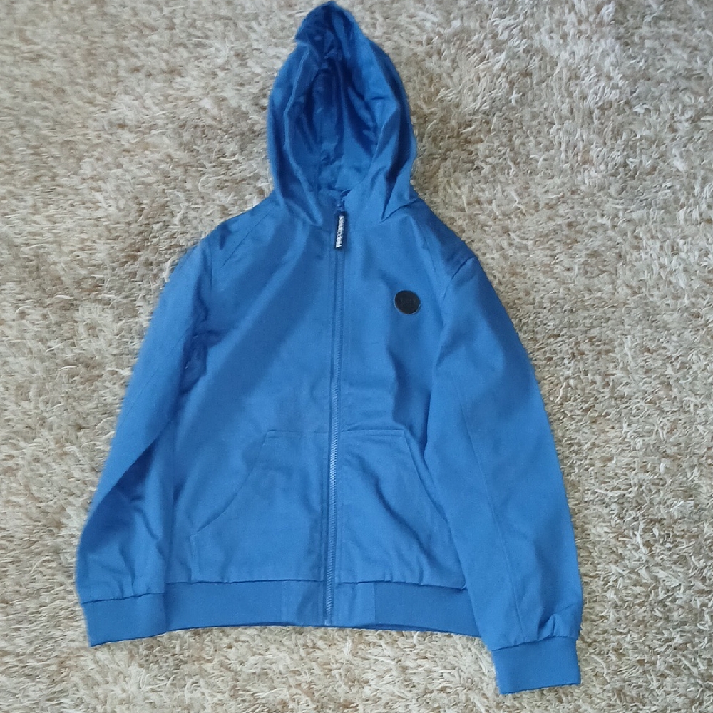 DC Blue Zip-Up Hoodie Sweatshirt